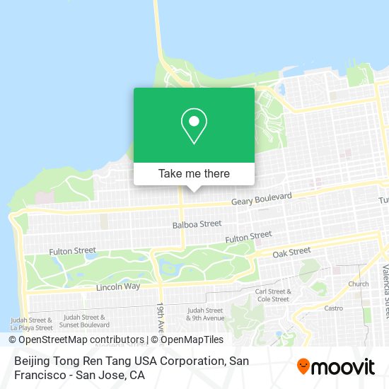 Beijing Tong Ren Tang USA Corporation map