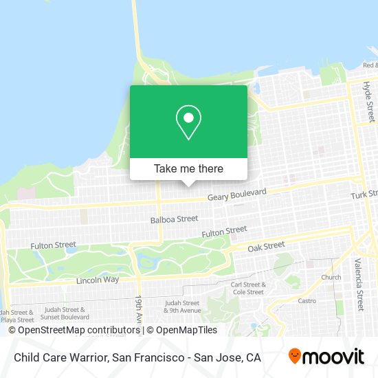 Child Care Warrior map