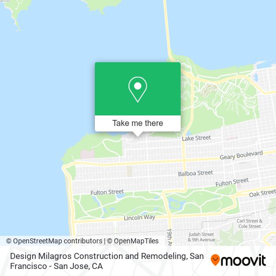 Design Milagros Construction and Remodeling map