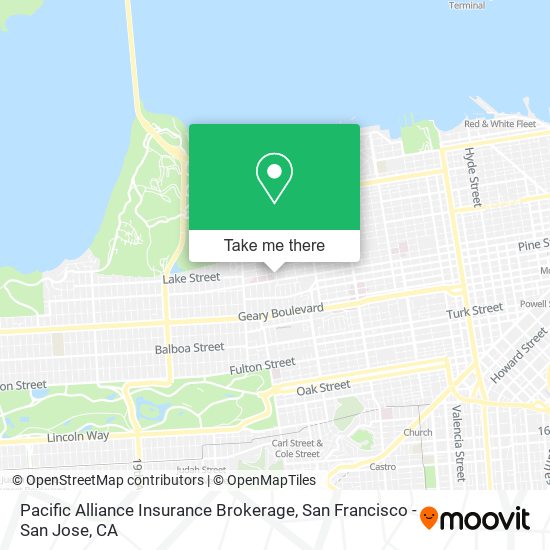 Pacific Alliance Insurance Brokerage map