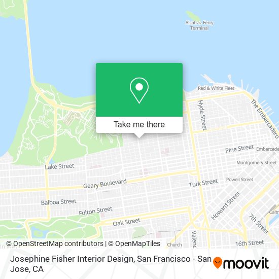 Josephine Fisher Interior Design map