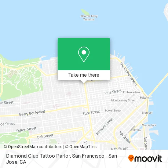 Mapa de Diamond Club Tattoo Parlor