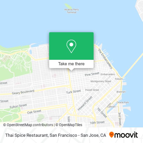 Thai Spice Restaurant map