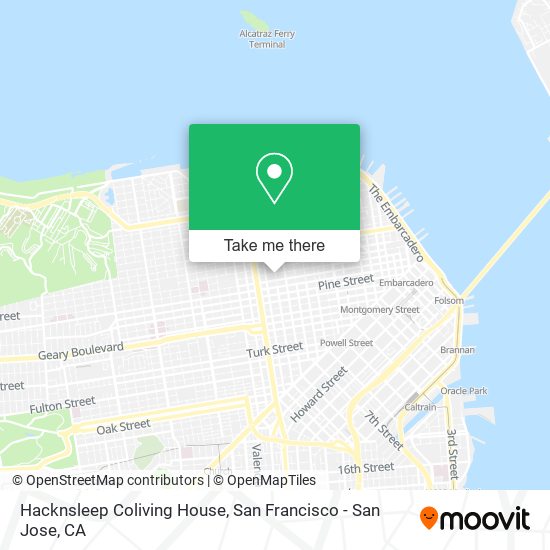 Hacknsleep Coliving House map