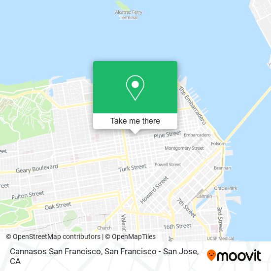 Mapa de Cannasos San Francisco