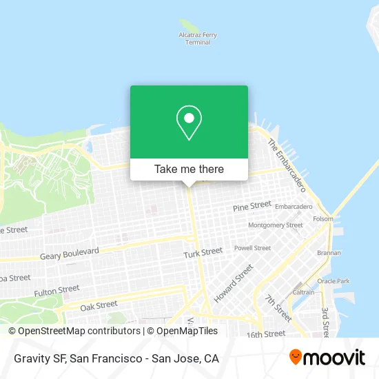 Mapa de Gravity SF