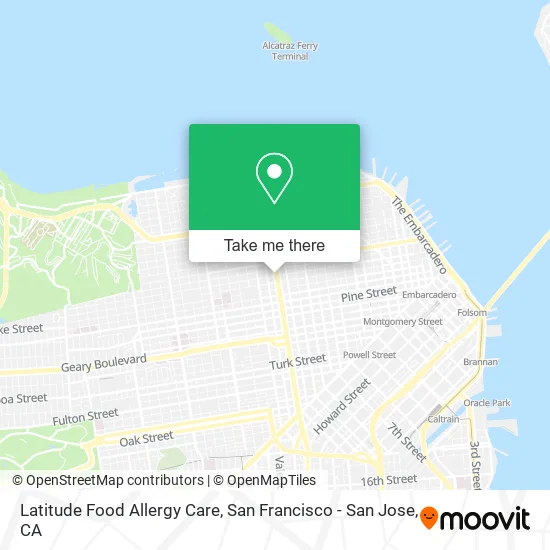 Mapa de Latitude Food Allergy Care