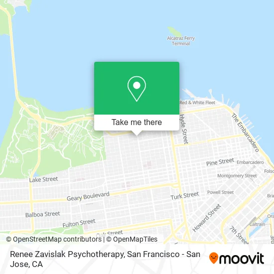 Mapa de Renee Zavislak Psychotherapy