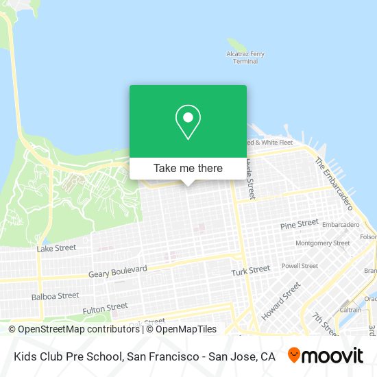 Kids Club Pre School map