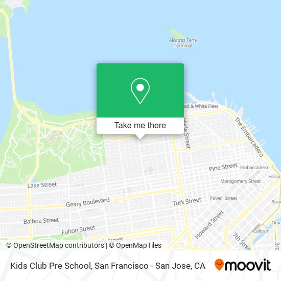 Mapa de Kids Club Pre School