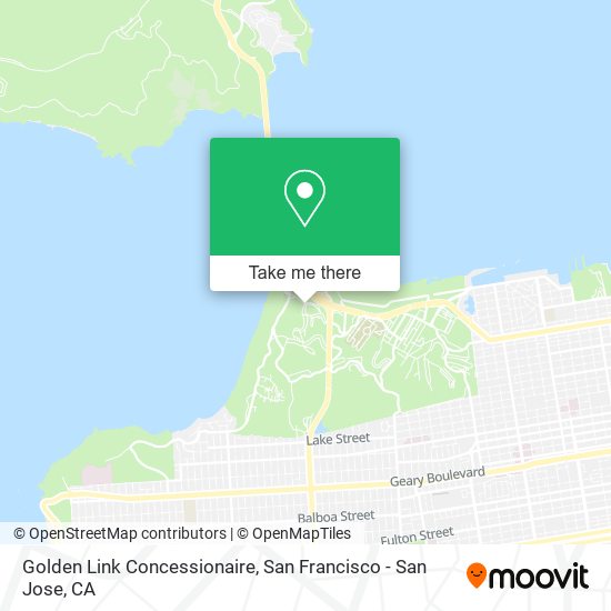 Golden Link Concessionaire map