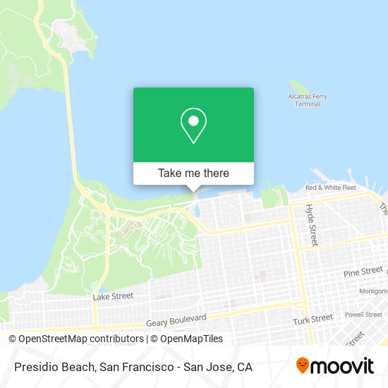 Mapa de Presidio Beach