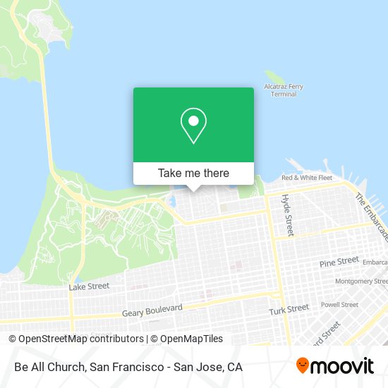 Mapa de Be All Church