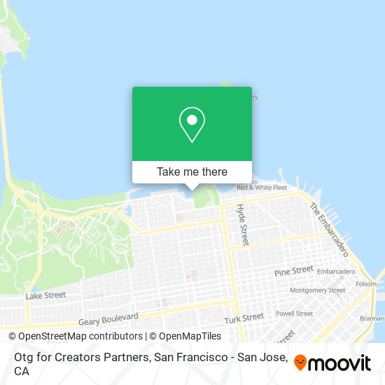 Otg for Creators Partners map