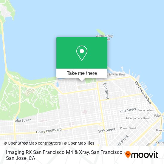 Mapa de Imaging RX San Francisco Mri & Xray