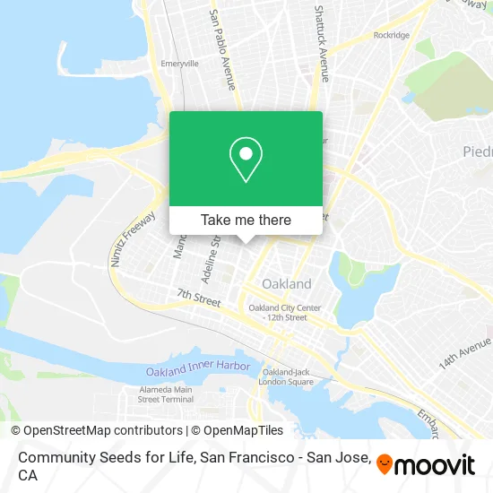Mapa de Community Seeds for Life