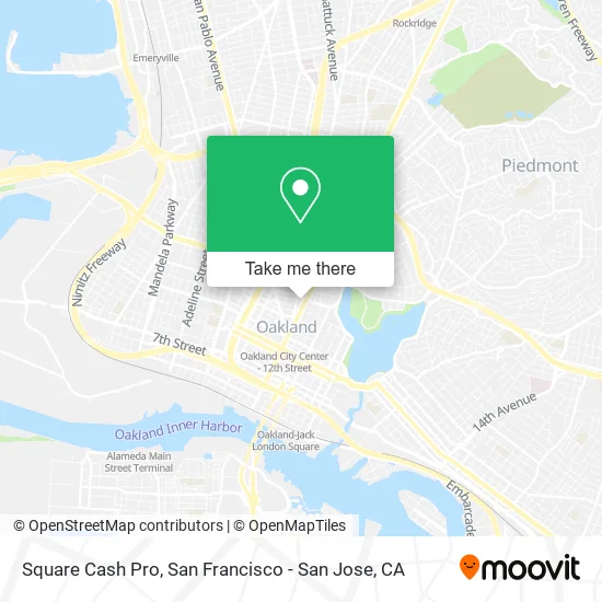 Square Cash Pro map
