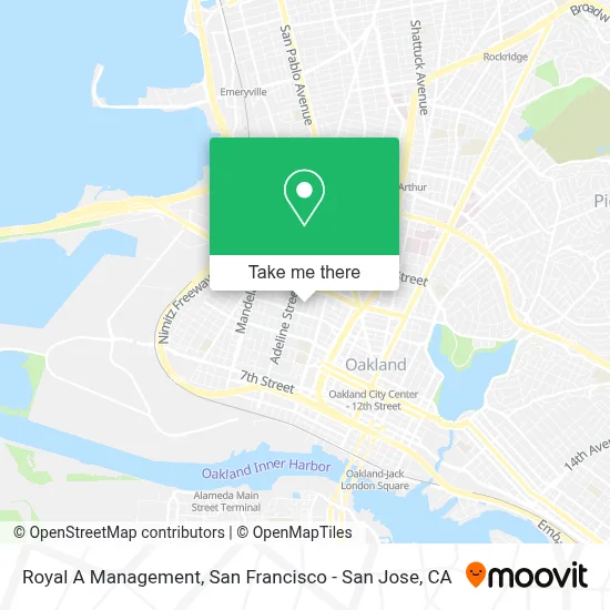 Royal A Management map