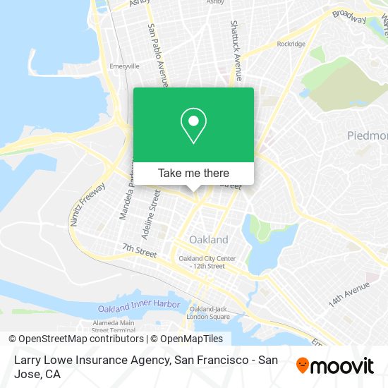 Mapa de Larry Lowe Insurance Agency