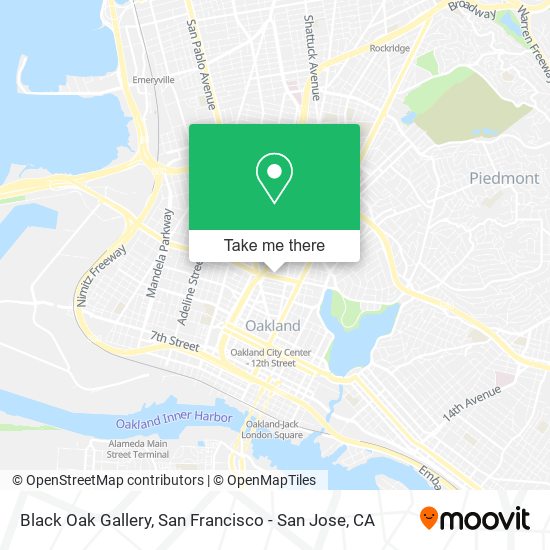 Mapa de Black Oak Gallery