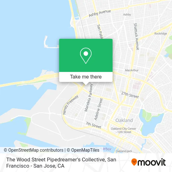 The Wood Street Pipedreamer's Collective map