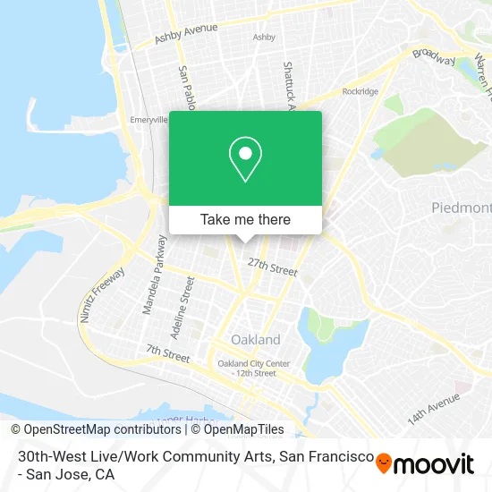 30th-West Live / Work Community Arts map