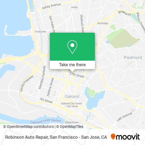 Robinson Auto Repair map