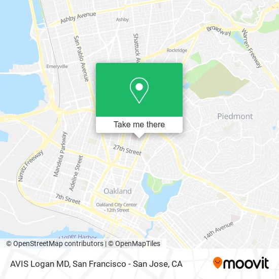 AVIS Logan MD map