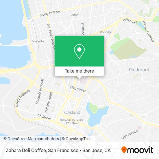 Zahara Deli Coffee map