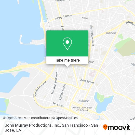 John Murray Productions, Inc. map