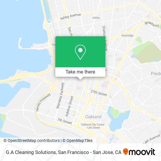 G.A Cleaning Solutions map