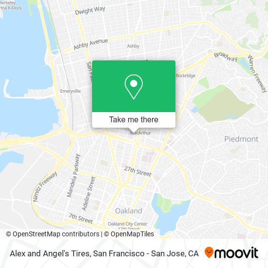 Mapa de Alex and Angel's Tires