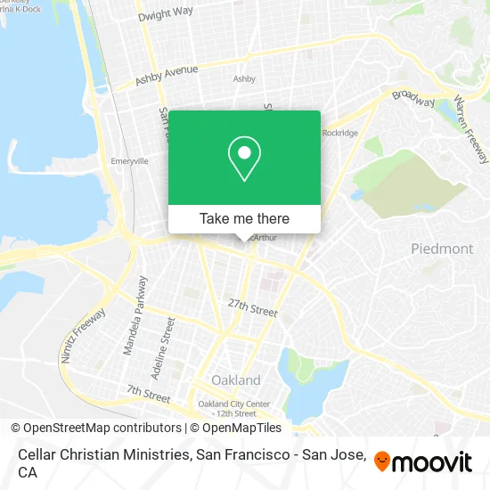Cellar Christian Ministries map