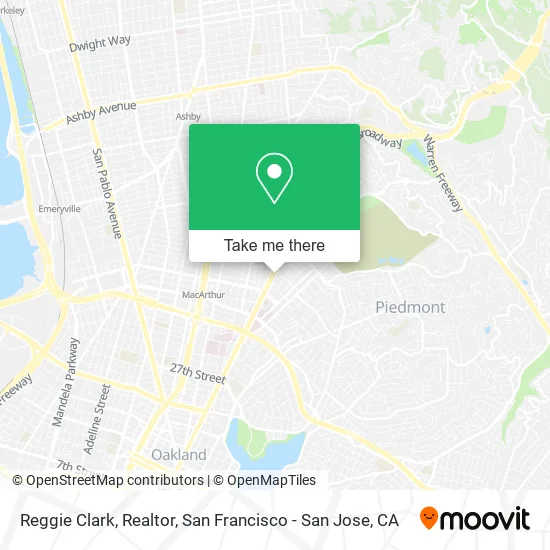 Reggie Clark, Realtor map