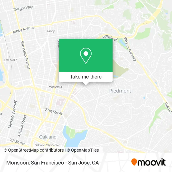 Mapa de Monsoon