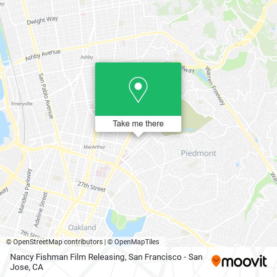 Nancy Fishman Film Releasing map