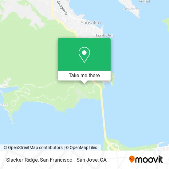 Slacker Ridge map