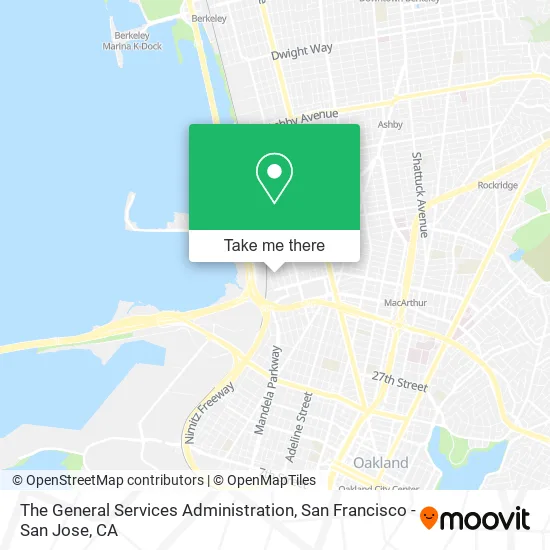 The General Services Administration map
