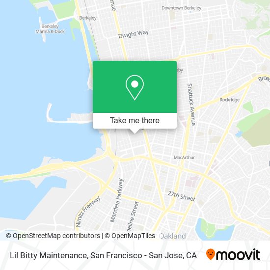 Lil Bitty Maintenance map