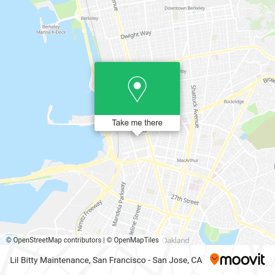 Lil Bitty Maintenance map