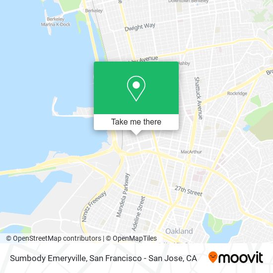 Mapa de Sumbody Emeryville