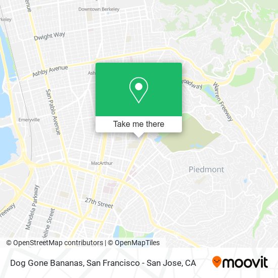 Dog Gone Bananas map