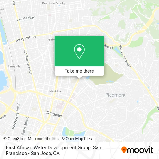 East African Water Development Group map