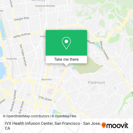 IVX Health Infusion Center map