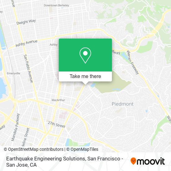 Earthquake Engineering Solutions map