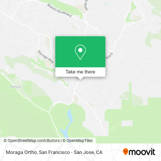 Moraga Ortho map