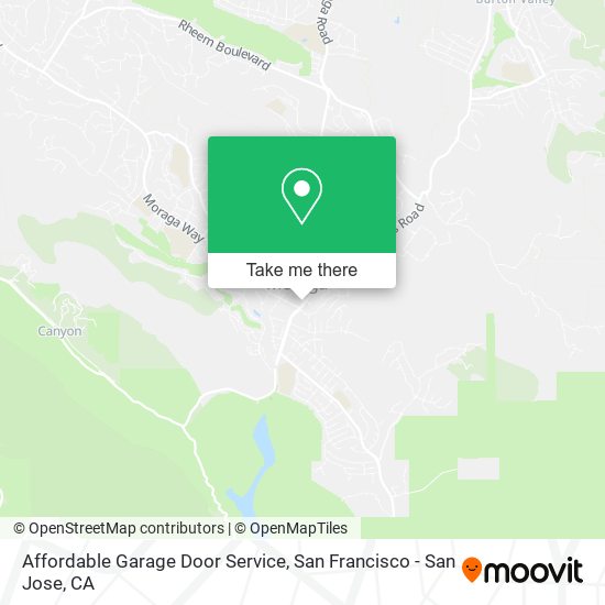 Affordable Garage Door Service map