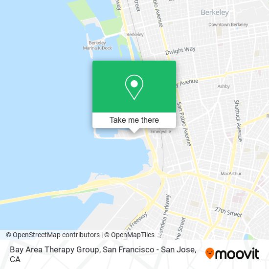 Bay Area Therapy Group map