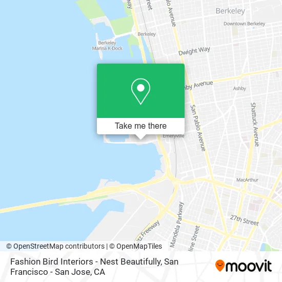 Mapa de Fashion Bird Interiors - Nest Beautifully