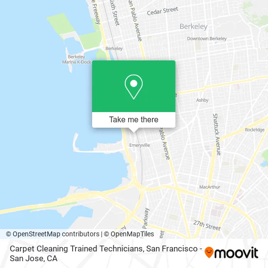 Carpet Cleaning Trained Technicians map